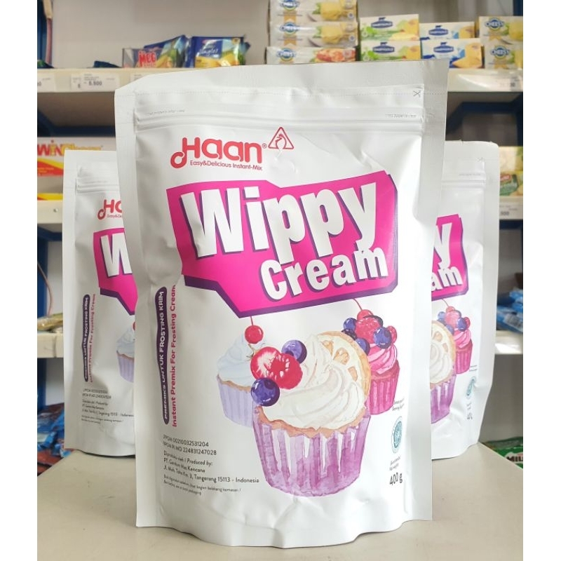 

Haan Wippy Cream 400Gr / Whip Cream Haan / Haan Whipping Cream Bubuk