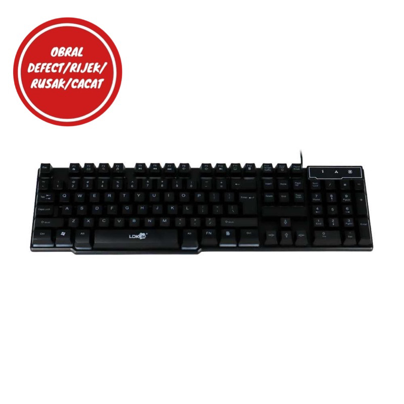 [OBRAL RIJEK] LDKai Gaming Keyboard RGB LED Wired - R260