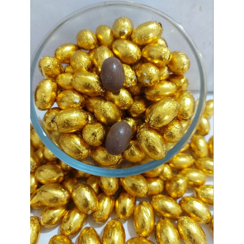 

Coklat Telur Emas Coklat Bentuk Telur Emas Import 250gram