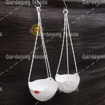 Pot Gantung / Pot Bunga Tanaman Gantung Alexish 116 Lily Paris 20 Putih