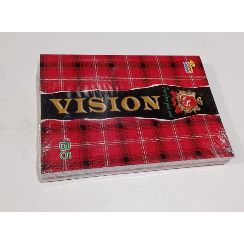 

Buku Vision B5 motif campus 1 pack isi 6 buku 42 lembar