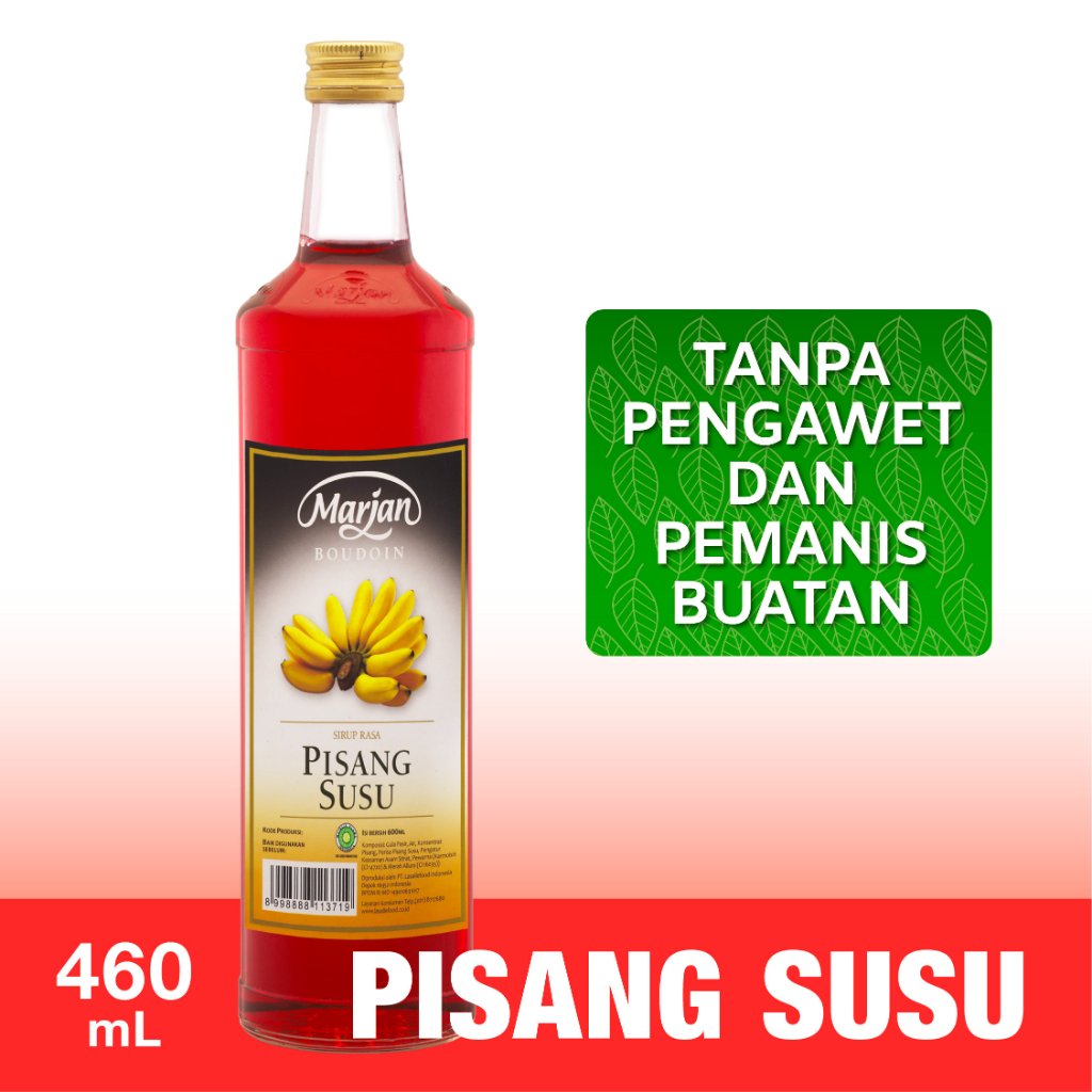 

Marjan Boudoin Syrup Pisang Susu 460ml