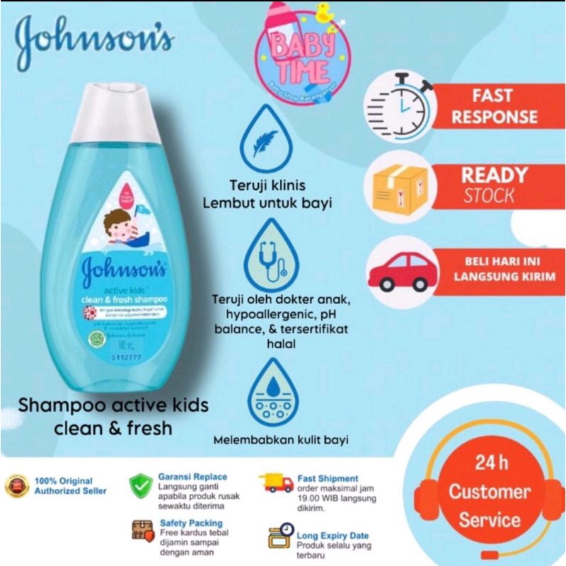 JOHNSONS Active Kids Shampoo Clean Fresh 100 ml