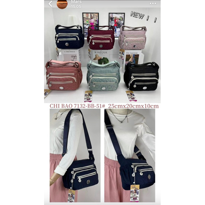 BB7132-51 TAS SELEMPANG WANITA IMPORT CHIBAO