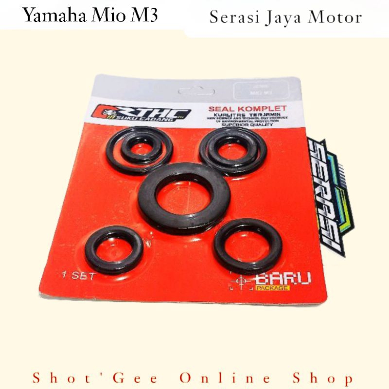 SIL SEAL SET OLI SEAL SET KOMPLIT YMH MIO M3 / SOUL GT 125 / FINO 125 F1