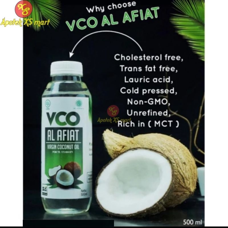 

AL AFIAT VCO 500 ML VIRGIN COCONUT OIL MINYAK KELAPA MURNI 500 ML VCO