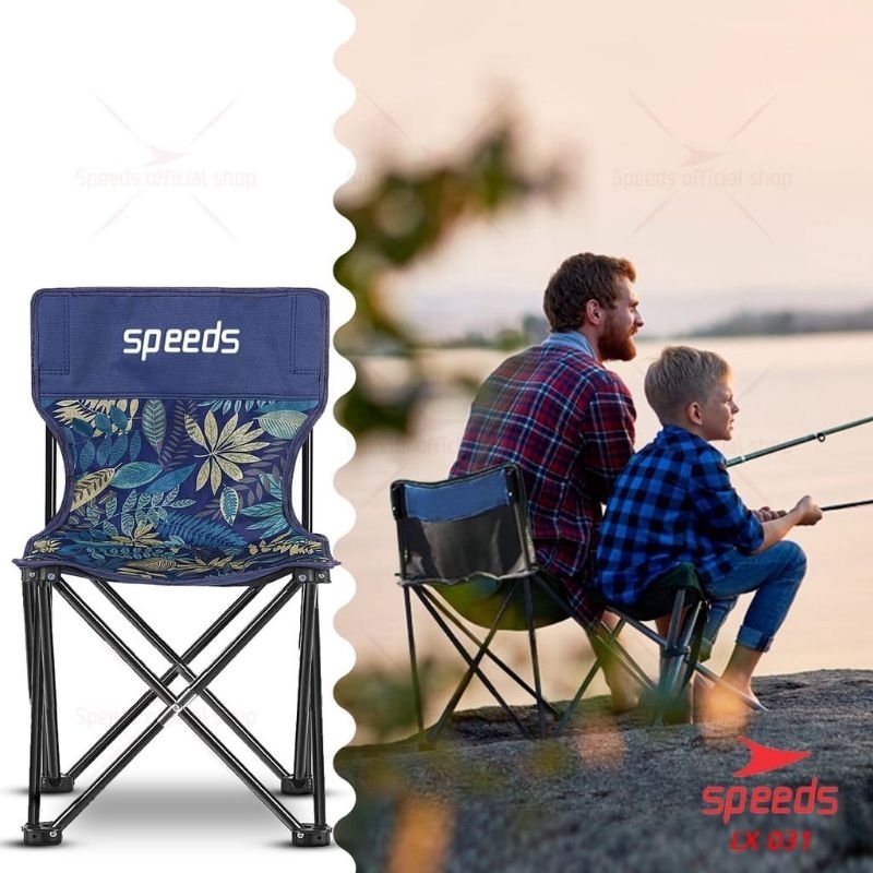 SPEEDS Kursi Lipat Camping Kursi Lipat Outdoor Kursi Gunung Kursi Sauna Bangku / Kursi Lipat Bahan Besi / Kursi Camping