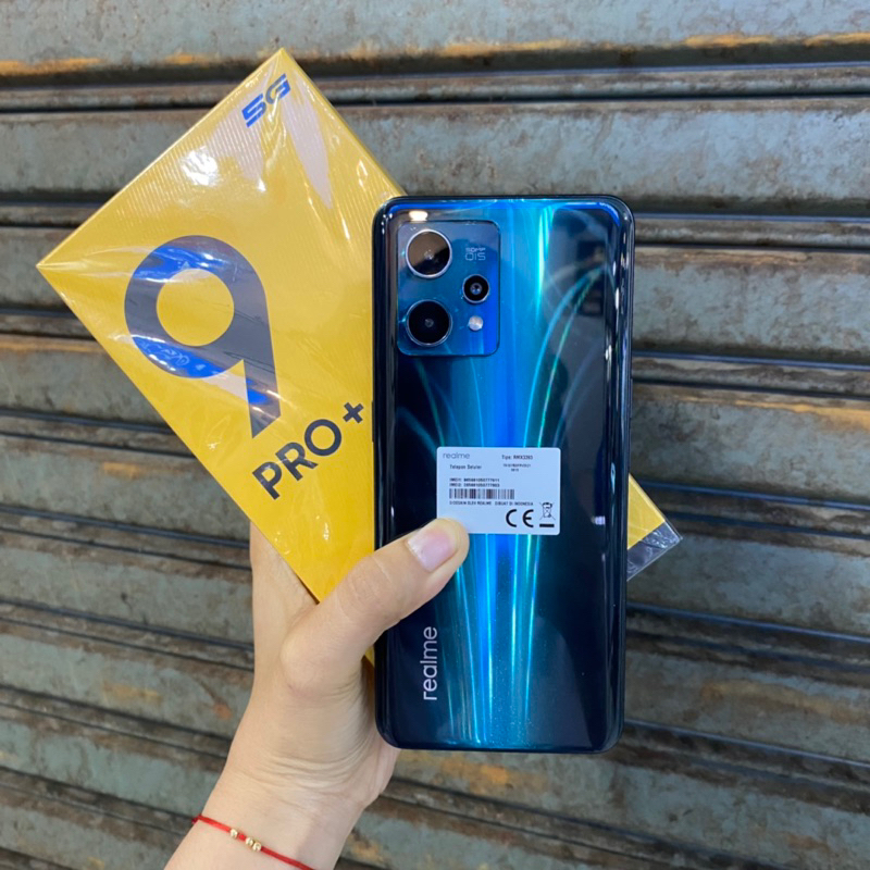 Realme 9Pro+ ram 8/256gb bekas pakai Second Normal Fullset Original