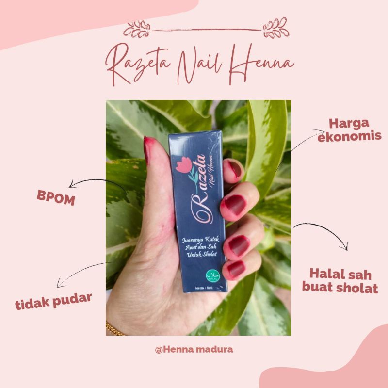 (cod)kutek muslimah halal razeta nail henna