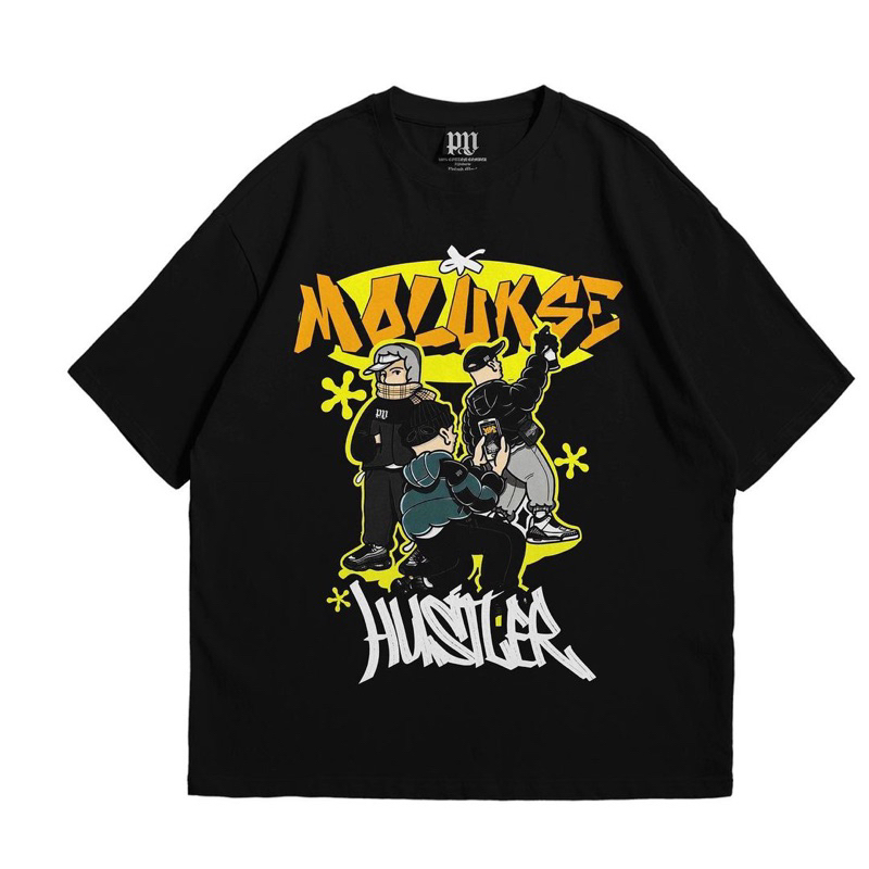 Molukse Hustler "POLANDMERCH TEES" Oversize