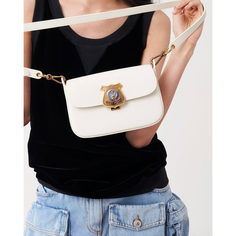 CHARLES & KEITH X DISNEY ZOOTOPIA COLLECTION Judy Hopps Metallic Accent Shoulder Bag