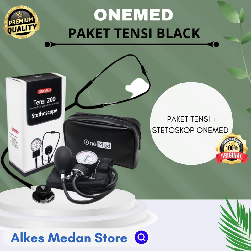 Paket Tensimeter Aneroid + stetoskop (set grey)