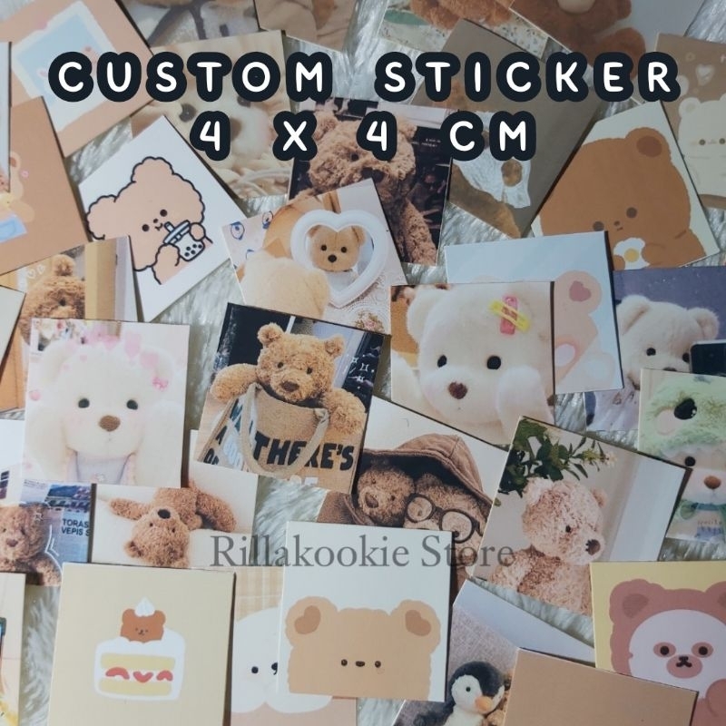 

[MINIM 30 PCS] Custom Stiker Sticker Freebies Kpop Bebas