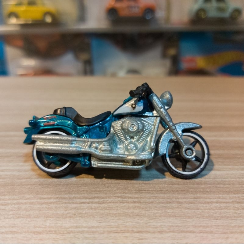 HOT WHEELS HARLEY DAVIDSON FAT BOY LOOSE - SUPER TREASURE HUNT - THS - STH