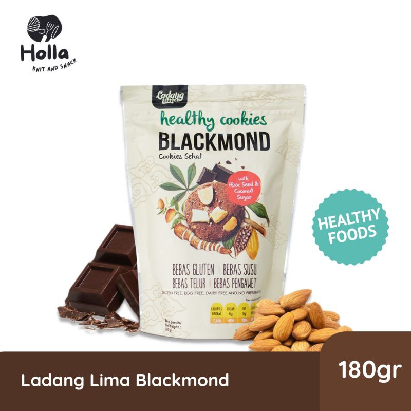 

Ladang Lima GLUTEN FREE - Blackmond Cookies 180 gr Healthy Snack