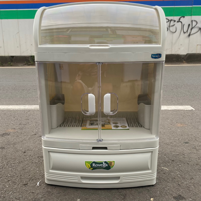 ROVEGA - Lemari Rak Piring Rovega Pladys Terbaru / Rak Piring / Rak Piring Dapur