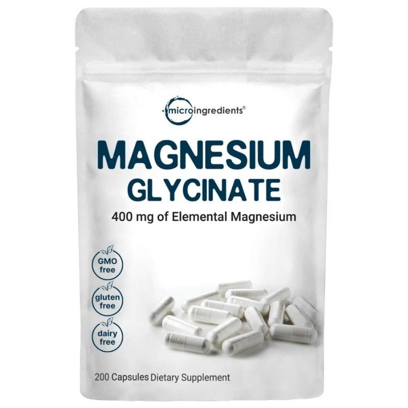 microlngredients Microingredients Magnesium Glycinate 400mg & citrate 450mg
