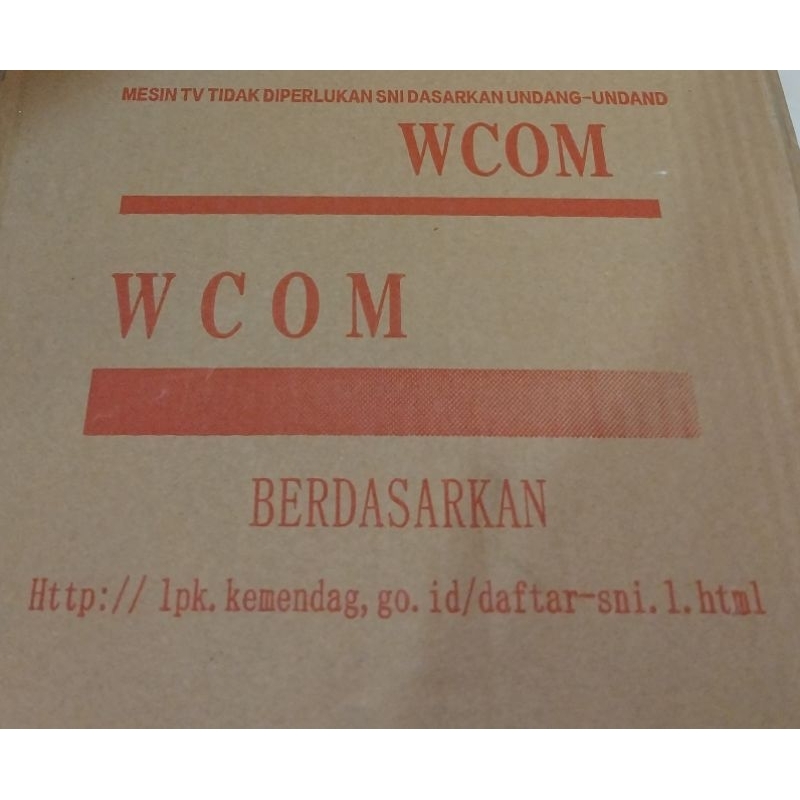 MESIN TV DIGITAL T2 SLIM 21 INCH+BUBLE WRAP