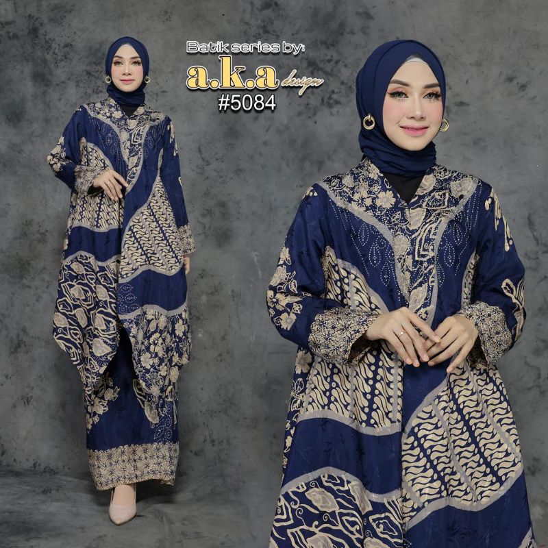 [5084] Stelan Rok Batik Baby Premium/Semi Sutra Full Payet Atasan Sama Rok//Kode AKA