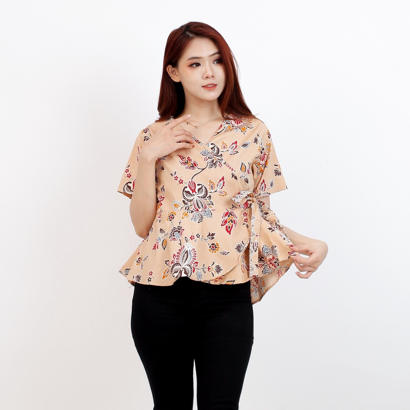 Batik wanita - Atasan blouse batik fashion wanita 628