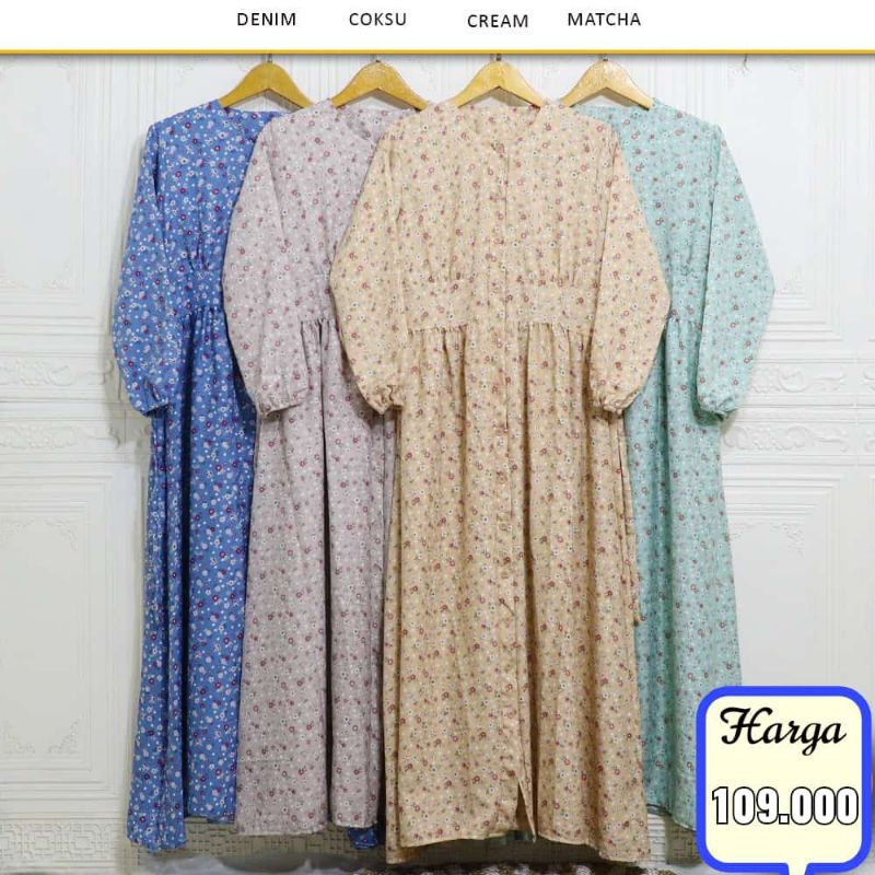 Shakila Dress Motif Bunga