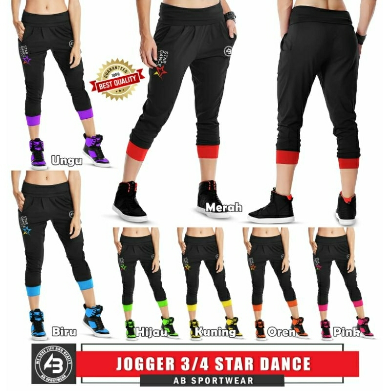 AB Sportwear Original - Joger ¾ Star Dance