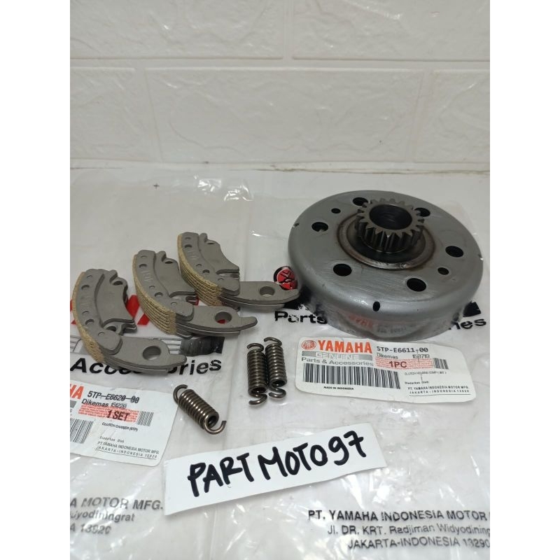 Lonceng Ganda Otomatis+Kampas Ganda Jupiter z/Vega R New/Burhan/Crypton 5TP