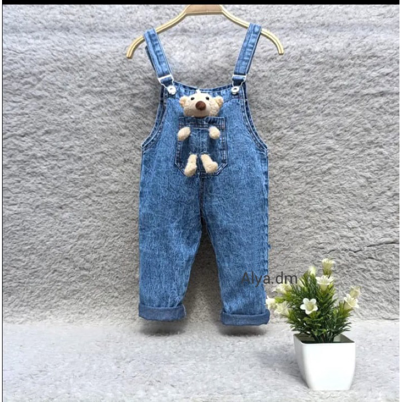 OVERALL JEANS ANAK DAN BONEKA