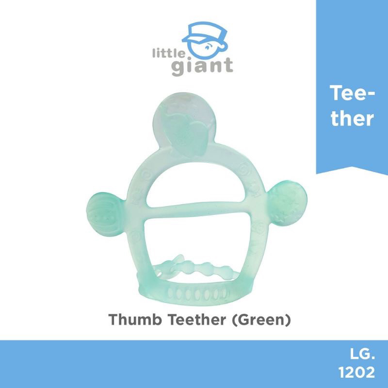 Little Giant Silicone Thumb Teether Mainan Gigit bayi