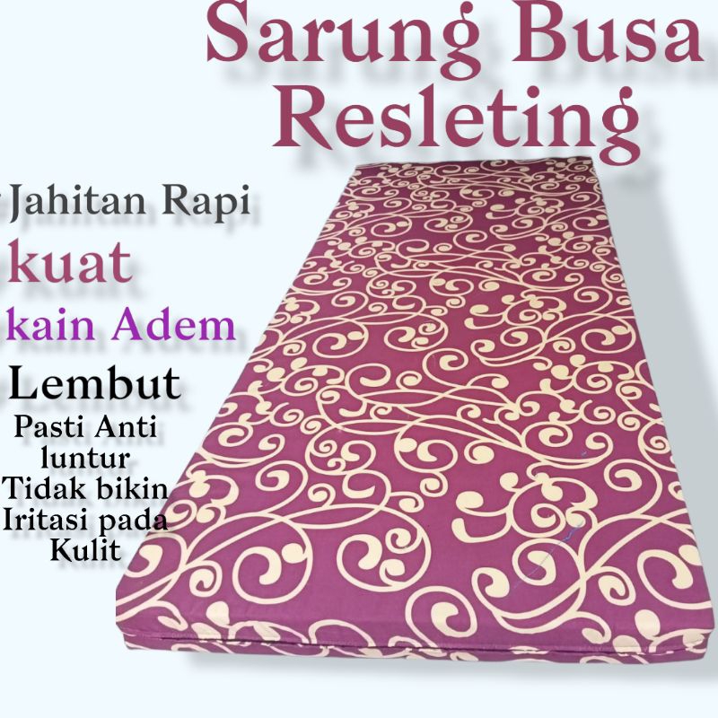 sarung busa resleting 100x200x15