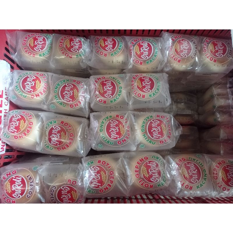 

roti gepeng sriroti all varian 1pack isi 10pcs rasa jamin enak