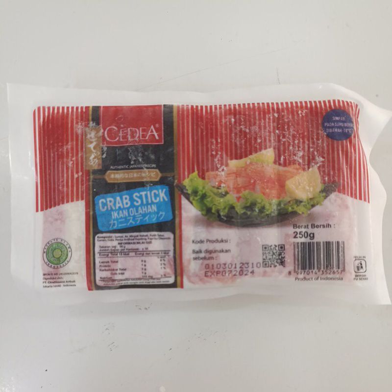 

CEDEA CRAB STICK 250 Gr