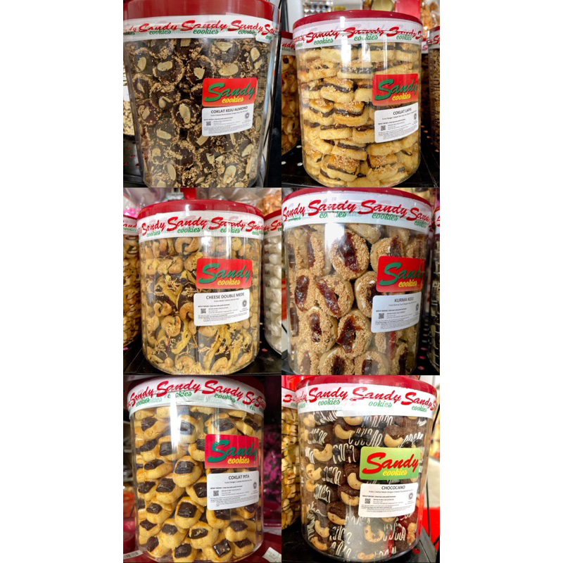 Sandy Cookies Spesial Kue Kering Kuker Jakarta 500 gr gram (1/2 kg)