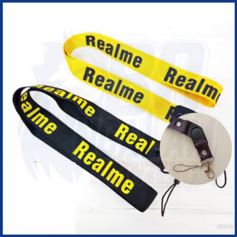 

TALI LANYARD REALME / GANTUNGAN KUNCI / GANTUNGAN ID CARD / GANTUNGAN HP / TALI NAME TAG NYAMAN DI PAKAI