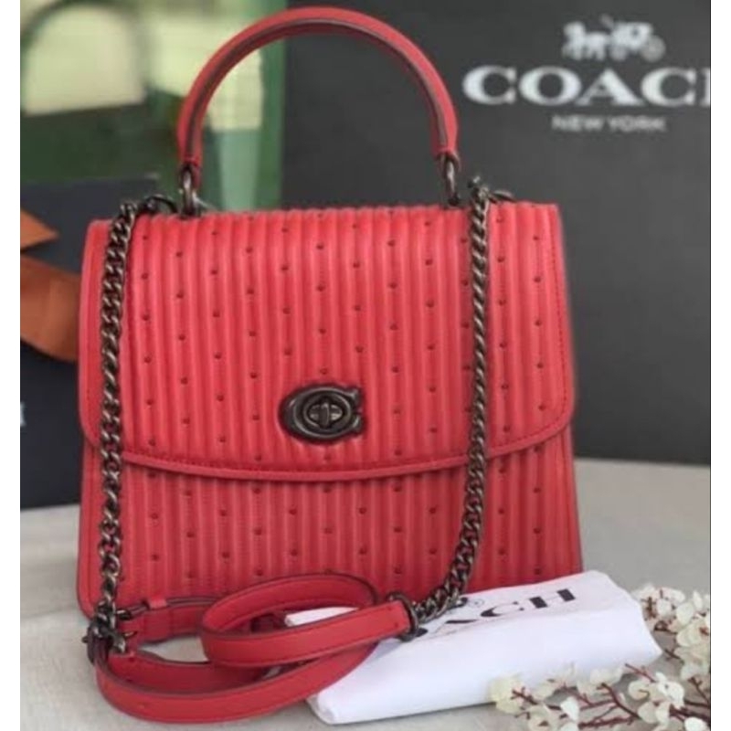 Preloved Coach Parker Top Handle