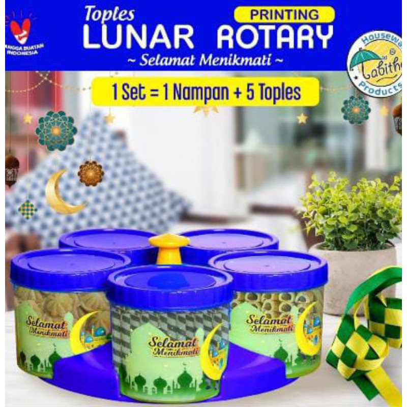 Toples Nampan Tabhita Set 1 Nampan+5 Toples