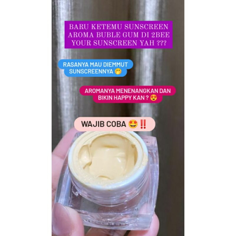 2 bee your sunscreen