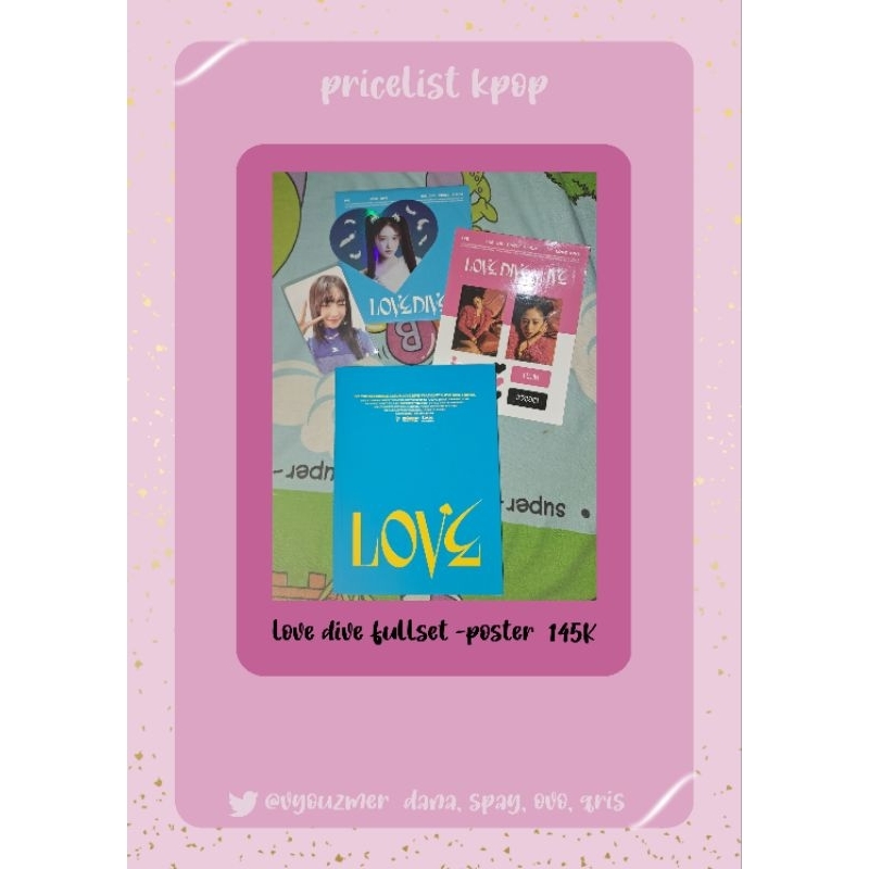 Album Love Dive Unsealed fullset - poster