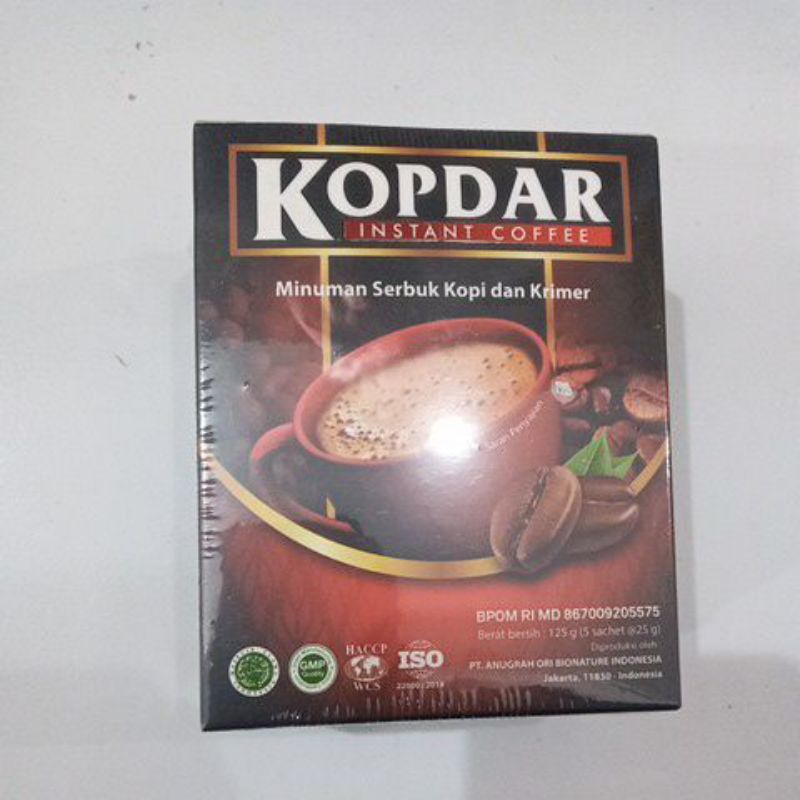 

KOPDAR Kopi instan isi 5 sachet #kopikuatpria