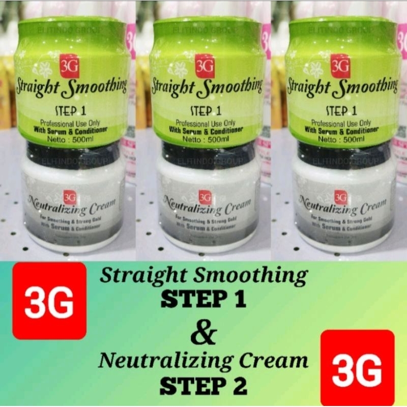 3G Smoothing Pelurus Rambut 500ml
