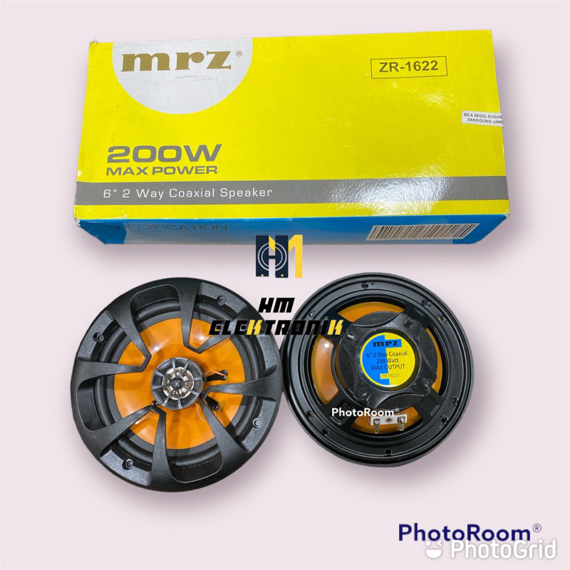 Speaker Coaxial MRZ ZR 1622 Pintu mobil 6 inch