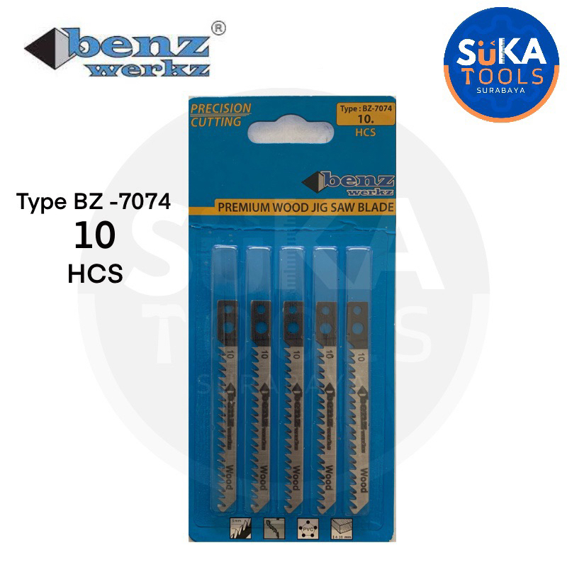 MATA PISAU JIGSAW BENZ No.10 - BZ 7074 - HCS KAYU