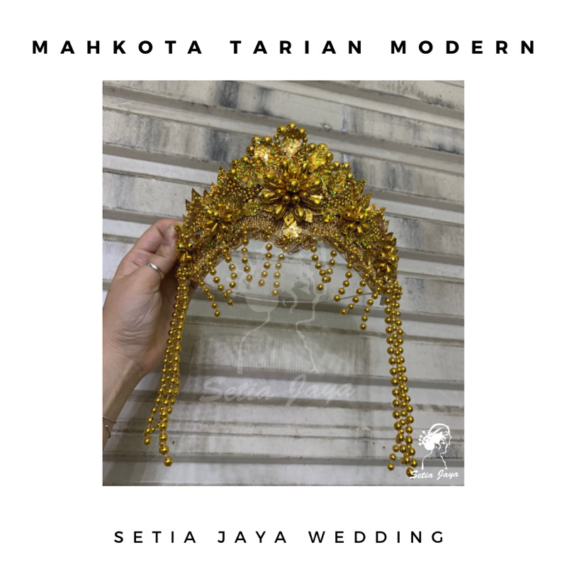 Mahkota Tarian Modern Siger/ Sunda Jurai/ Aksesoris Kepala Tarian Lomba