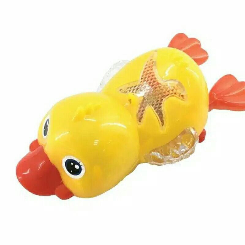 Mainan Anak bebek Lucu - Mainan Baterai Bebek lampu - PR17545 - Mainan Anak