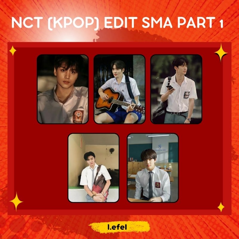 PHOTOCARD NCT KPOP EDIT SMA PART 1 -I.EFEL-