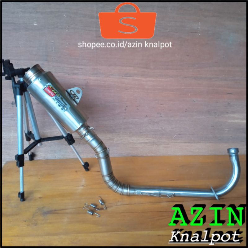 Knalpot CLD Monster kolong bawah inlet 38mm  Beat/Vario/Mio/Scoopy/Nmax/PCX dll