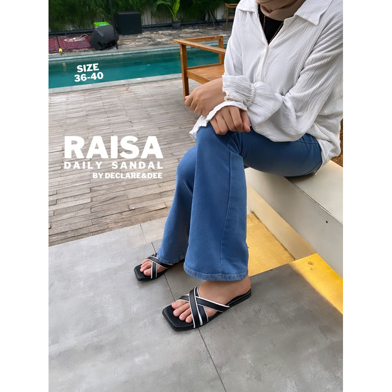 DECLARE&amp;DEE SANDAL WANITA DAILY FLAT RAISA
