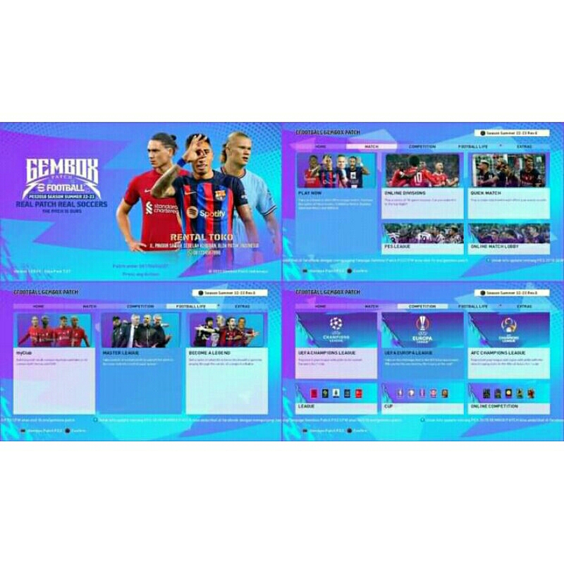 Gembox Patch PES 2023 EFootball New SeasonsPS3 Original