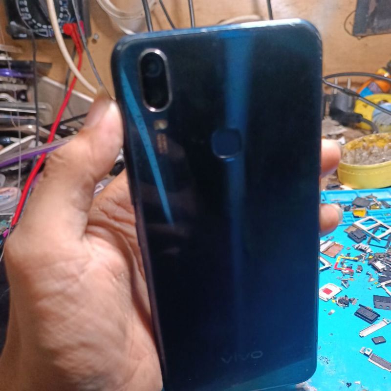 mesin vivo y11 satu unit minus kaca lcd retak