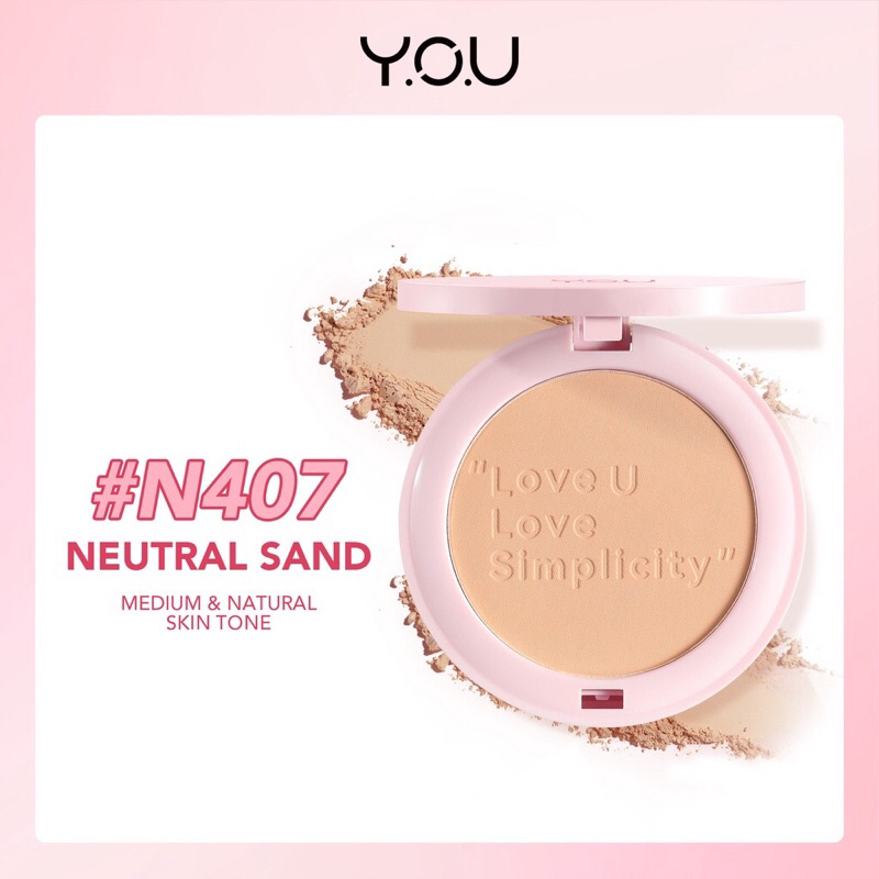 Y.O.U The Simplicity Flawless Skin Compact Powder / Bedak Padat YOU